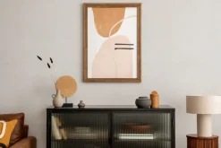 Viltpanelen|Wandpanelen > Silentlines Viltpaneel 4 lijnen beige 120x60 cm