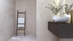 Vloertegel Calma Travertin 60 cm x 120 cm keramiek beige 1,44 m²