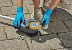 Elektrisch Tuingereedschap Accessoires > Gardena Voegenborstel metaal voor de EasyWeed 18V