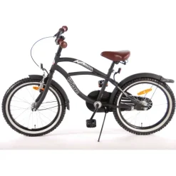 Kinderfietsen > Volare Black Cruiser kinderfiets zwart 18 inch