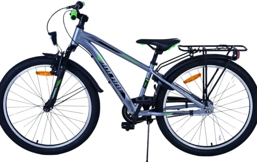 Kinderfietsen > Volare Cross kinderfiets donker grijs 24 inch