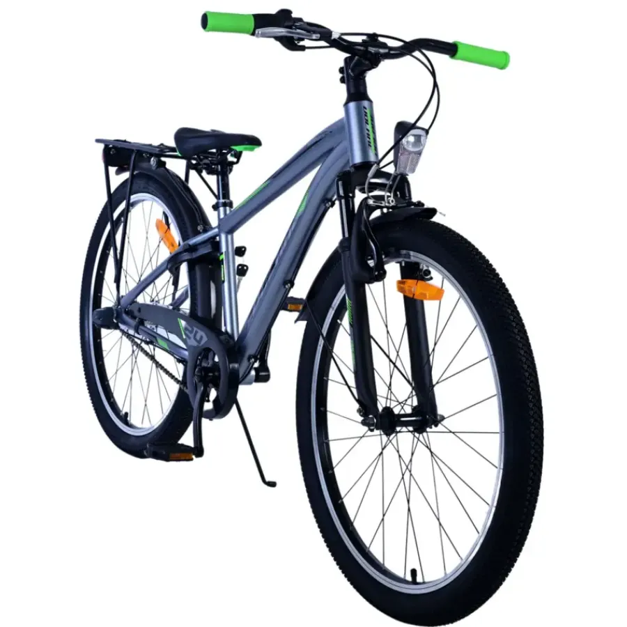 Kinderfietsen > Volare Cross kinderfiets donker grijs 24 inch