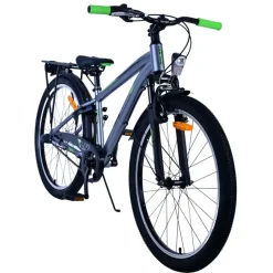 Kinderfietsen > Volare Cross kinderfiets donker grijs 24 inch