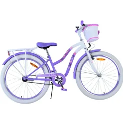Kinderfietsen > Volare Lovely kinderfiets wit paars 24 inch