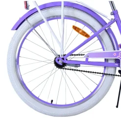 Kinderfietsen > Volare Lovely kinderfiets wit paars 24 inch
