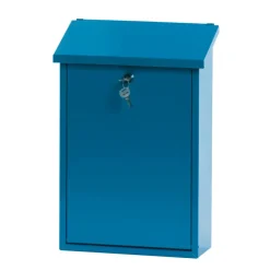 Brievenbussen|Brievenbussen > V-part Brievenbus Toledon blauw