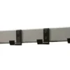 V-Part wandkapstok HIQ 10 haken - aluminiumgrijs / zwart