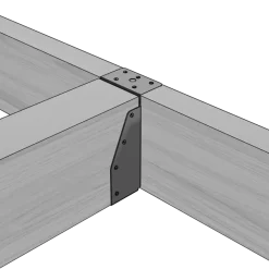 Houtverbinders|Houtverbinders > Geen Waelbers balkdrager met lange lip 63 x 175 mm verzinkt