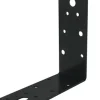 Waelbers hoekanker zonder ril 150 x 150 mm zwart