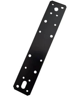 Waelbers koppelplaat 250x46 mm zwart