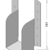 Houtverbinders|Houtverbinders > Geen Waelbers raveeldrager met strip 190 x 63 mm verzinkt