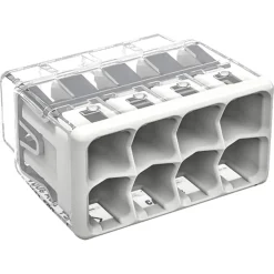Lasklemmen En Verbindingsklemmen > Wago lasklem 8-voudig 0,5-2,5 mm² 10 stuks