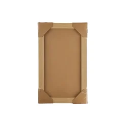 Wanddecoratie paars oranje 30x30x3,5cm