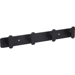 Wandkapstok Joe zwart aluminium 295 mm