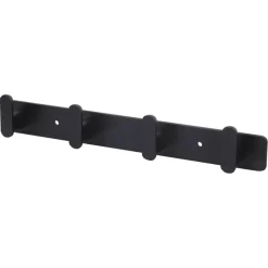 Wandkapstok Joe zwart aluminium 295 mm