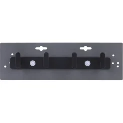 Wandkapstok Joe zwart aluminium 295 mm