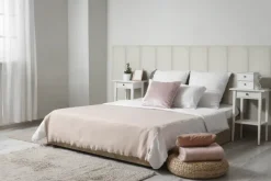 Wandkussens|Wand- & Plafondplaten > Geen Wandkussen grof geweven crème 120x30 cm
