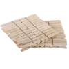 Wasknijpers hout 48 stuks