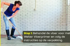 Mortel > Weber Saint-Gobain Weber Beamix Egalisatie vezelversterkt 20 kg
