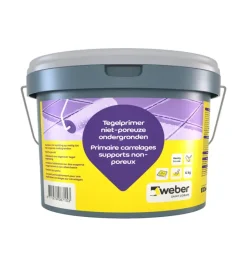 Toebehoren & Benodigdheden|Stuc Voorbehandeling > Weber Saint-Gobain Weber Beamix tegelprimer niet-poreuze ondergrond 4 kg