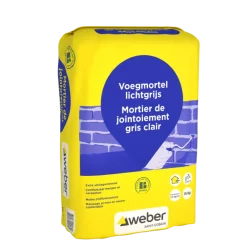 Voegmiddel|Voegmiddelen > Weber Saint-Gobain Weber Beamix voegmortel lichtgrijs 15 kg