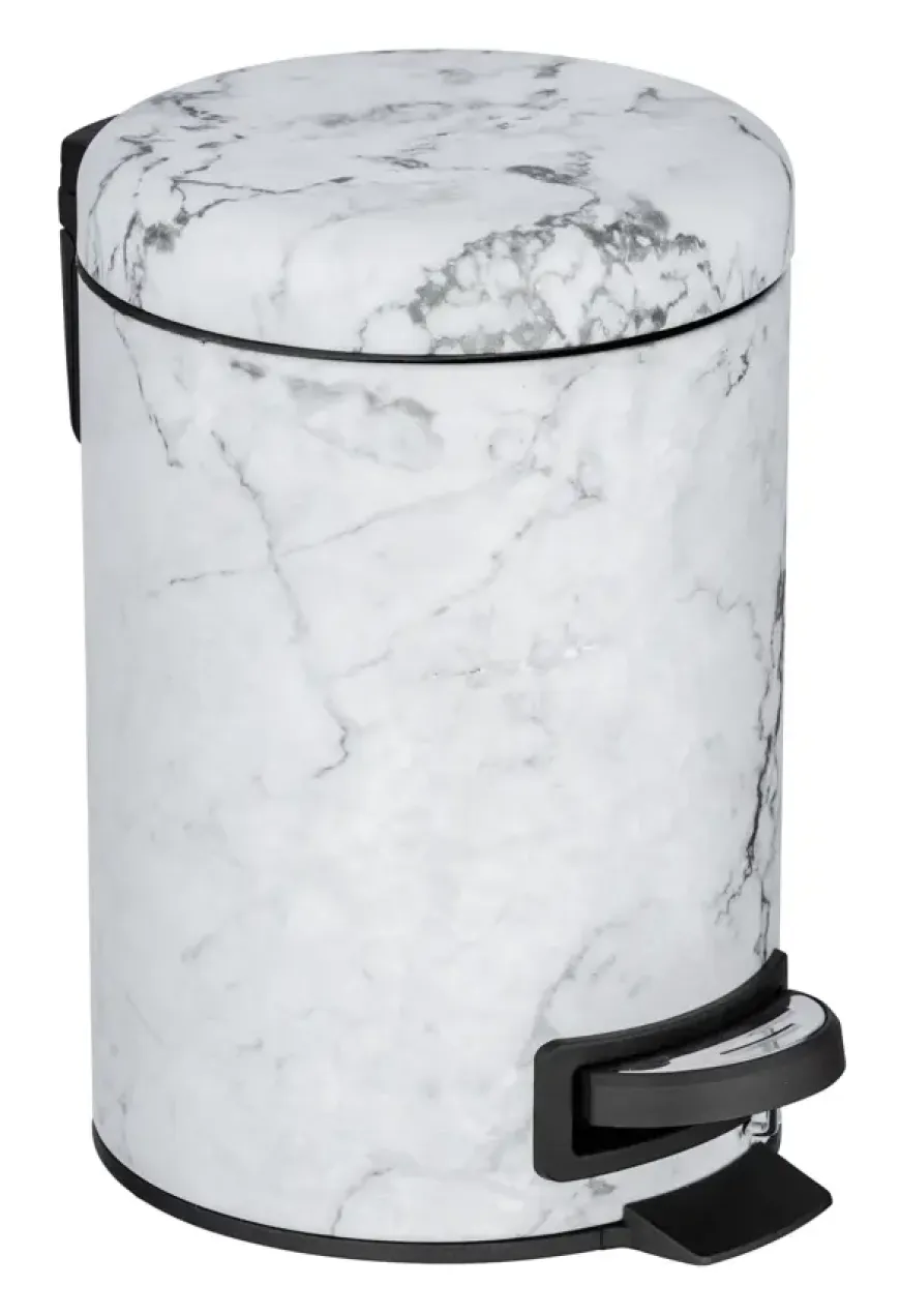 Wenko afvalemmer Onyx mat