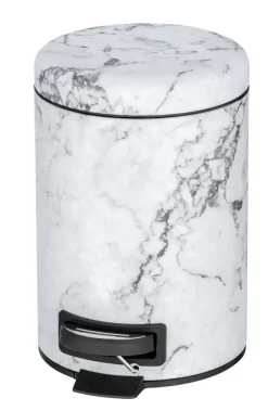 Wenko afvalemmer Onyx mat