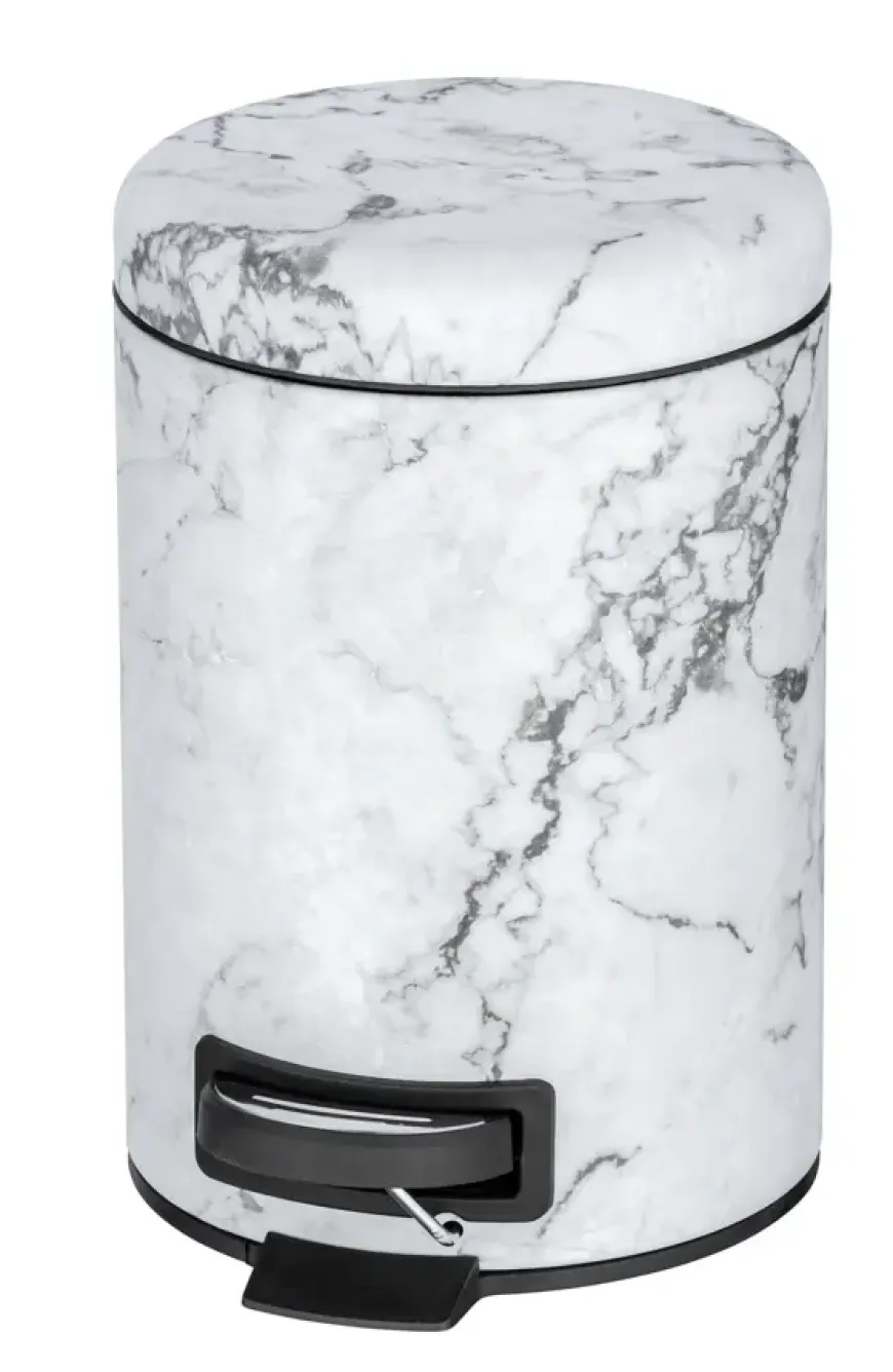 Wenko afvalemmer Onyx mat