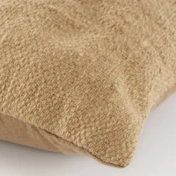 Woven kussen l.bruin - l55xb35xh10cm