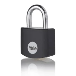 Yale Hangslot aluminium 25 mm zwart