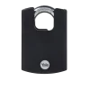 Yale Hangslot messing zware uitvoering 50 mm met zwarte body
