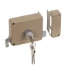 Deursloten|Cilinders > Yale Oplegslot met Buitencilinder Los Grijs Gelakt 614-50mm