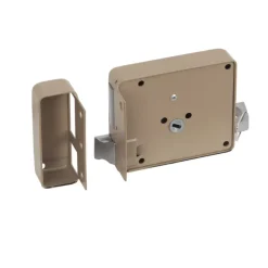 Deursloten|Cilinders > Yale Oplegslot met Buitencilinder Los Grijs Gelakt 614-50mm
