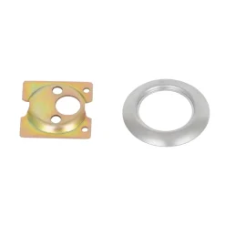 Deursloten|Cilinders > Yale Oplegslot met Buitencilinder Los Grijs Gelakt 614-50mm