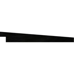 Vuren Geschaafd > Geen Zweeds rabat vuren hout zwart 1,2/2,7 x 19 x 240 cm